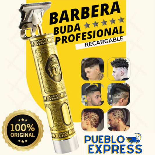 MÁQUINA BARBERA BUDA TRIMMER PROFESSIONAL RECARGABLE